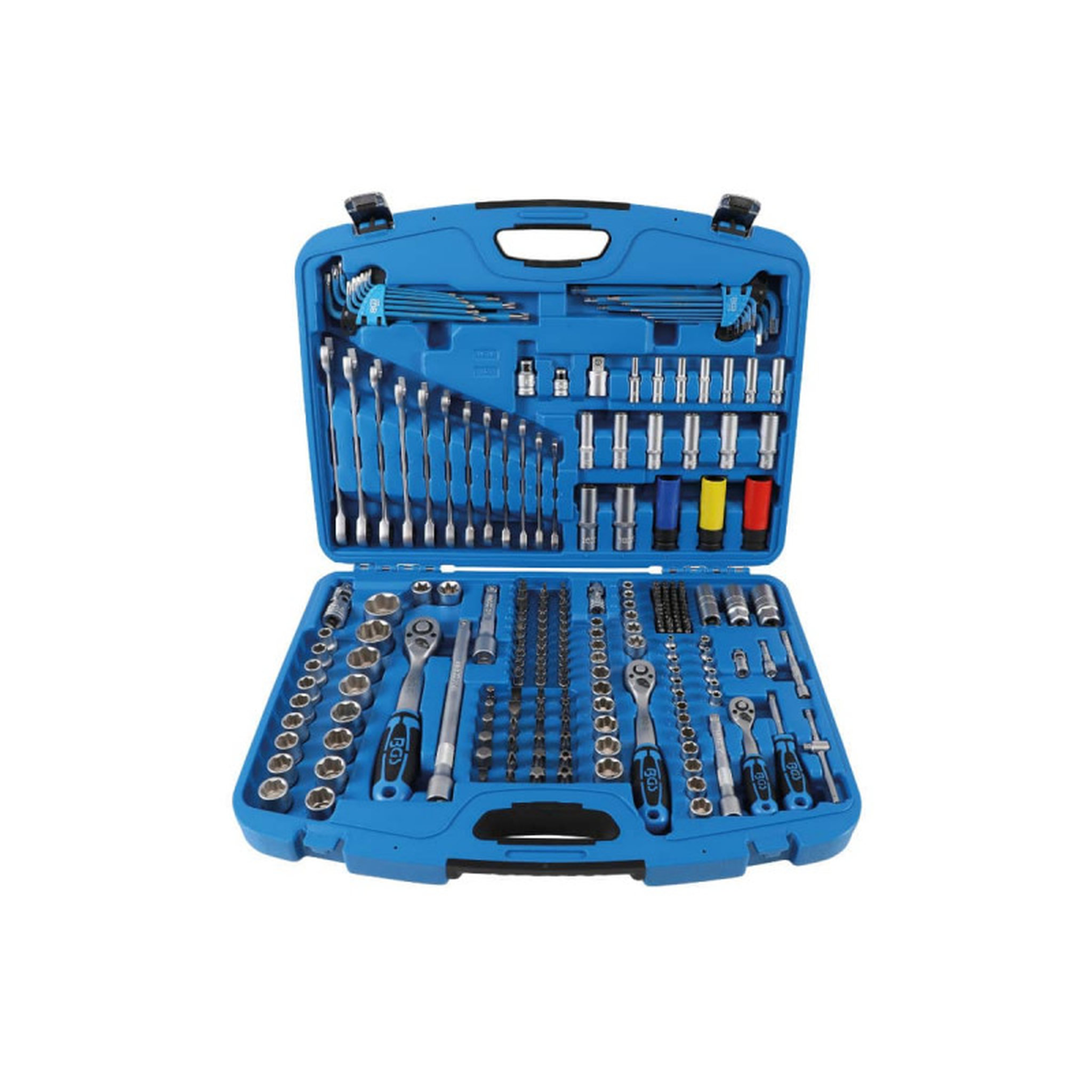  Coffret de douilles super lock et accessoires BGS TECHNIC - 6,3 mm / 10 mm / 12,5 mm - 218 pcs - 88
