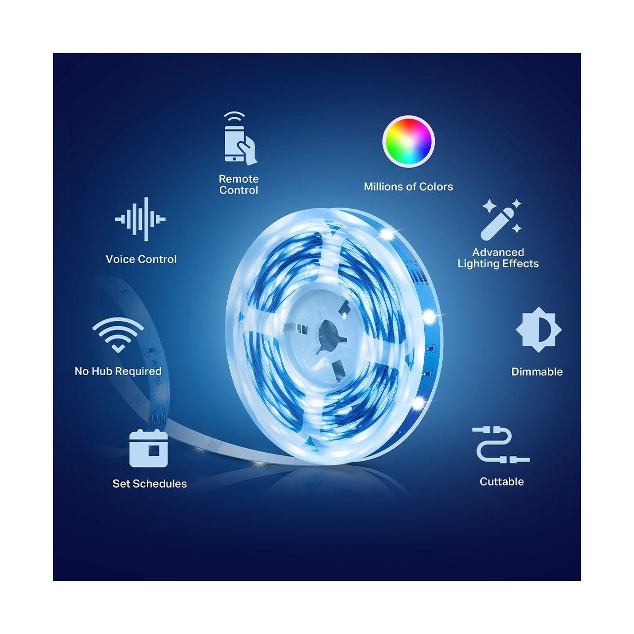 Voir la diapositive 2 : TP-LINK Ruban LED Multicolor L900-10 -10m (5m x 2) Tapo