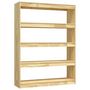 Voir la diapositive 2 : VIDAXL Bibliotheque/Separateur de piece 100x30x135,5 cm pin massif