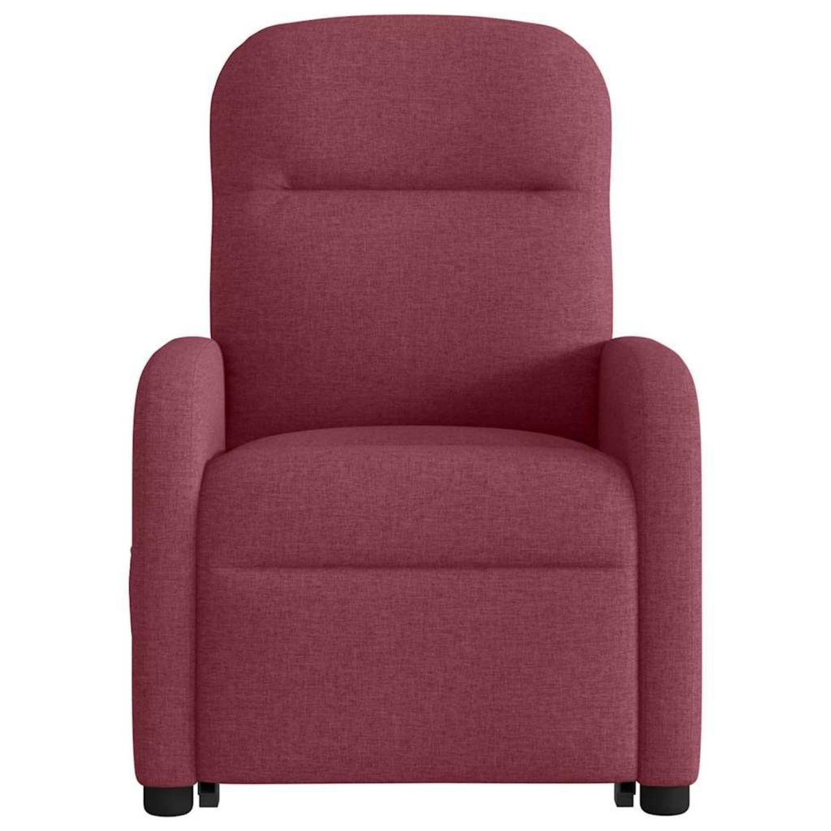 VIDAXL Fauteuil inclinable rouge bordeaux tissu