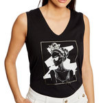 MORGAN Débardeur Noir Femme Morgan Deb. Coloris disponibles : Noir