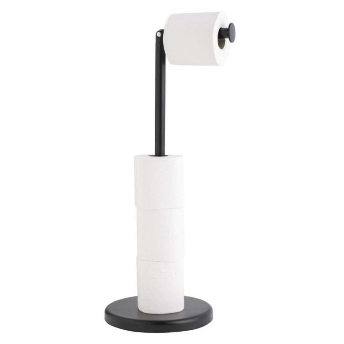 Paris Prix Dérouleur Papier WC Avec Réserve  Filano  55cm Noir