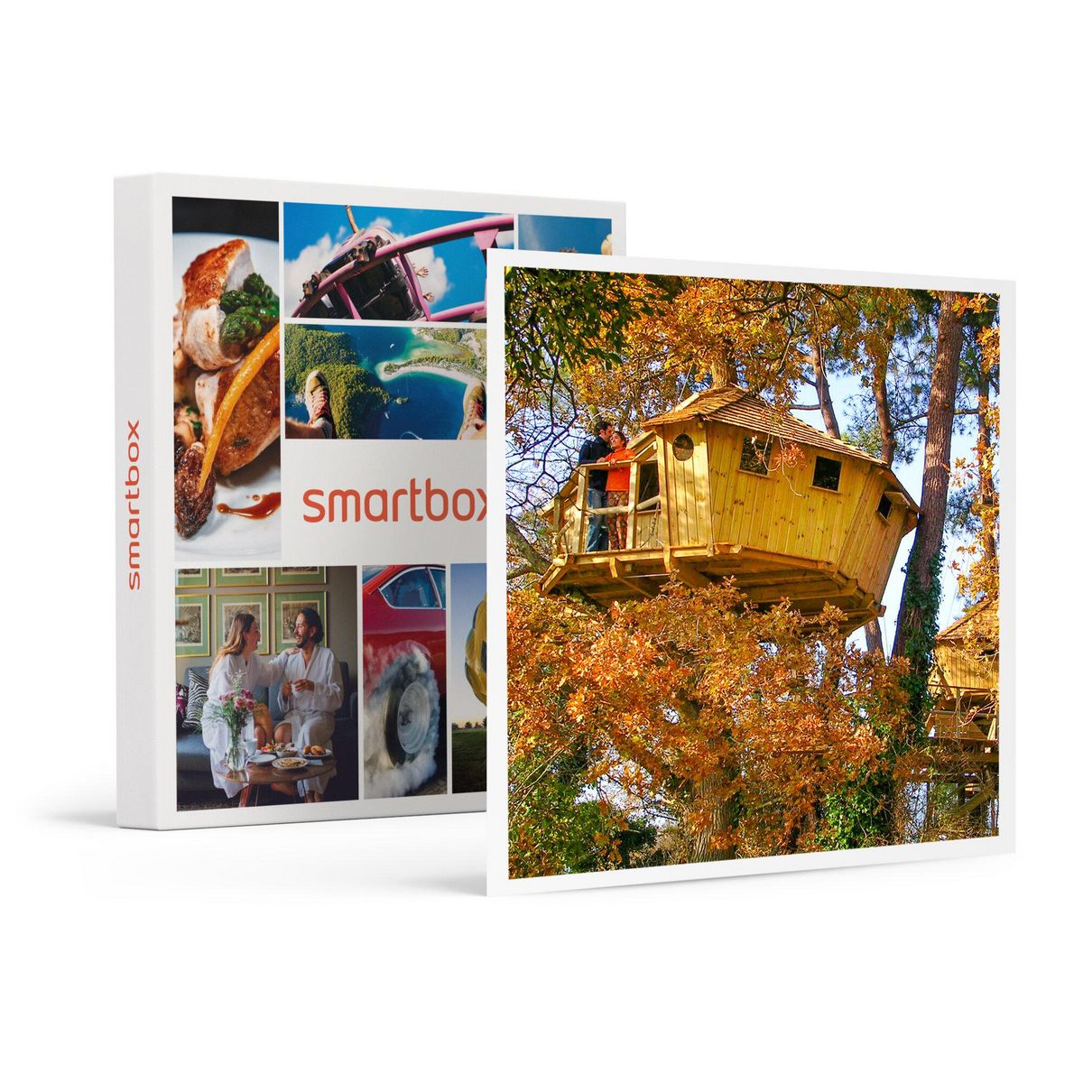 Smartbox 3 jours insolites en cabane perchée dans les arbres avec accès au spa près de Carnac - Coffret Cadeau Séjour