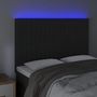 Voir la diapositive 3 : VIDAXL Tete de lit a LED Noir 144x5x118/128 cm Velours