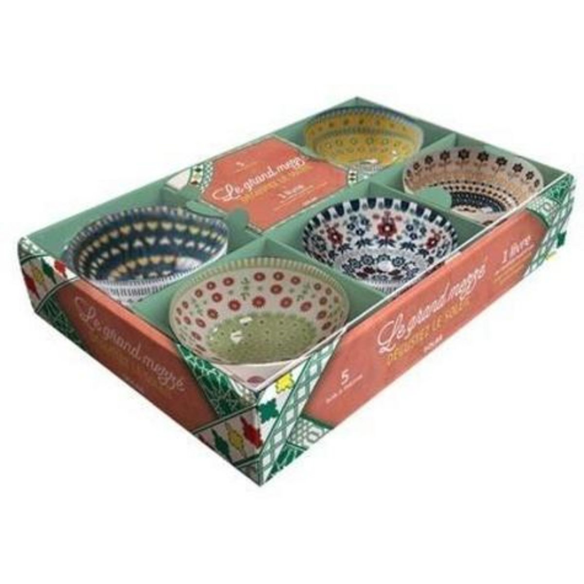 LE GRAND MEZZE. 5 BOLS POUR L'APERO ET 1 LIVRE DE RECETTES, Efstathiadis Yannis