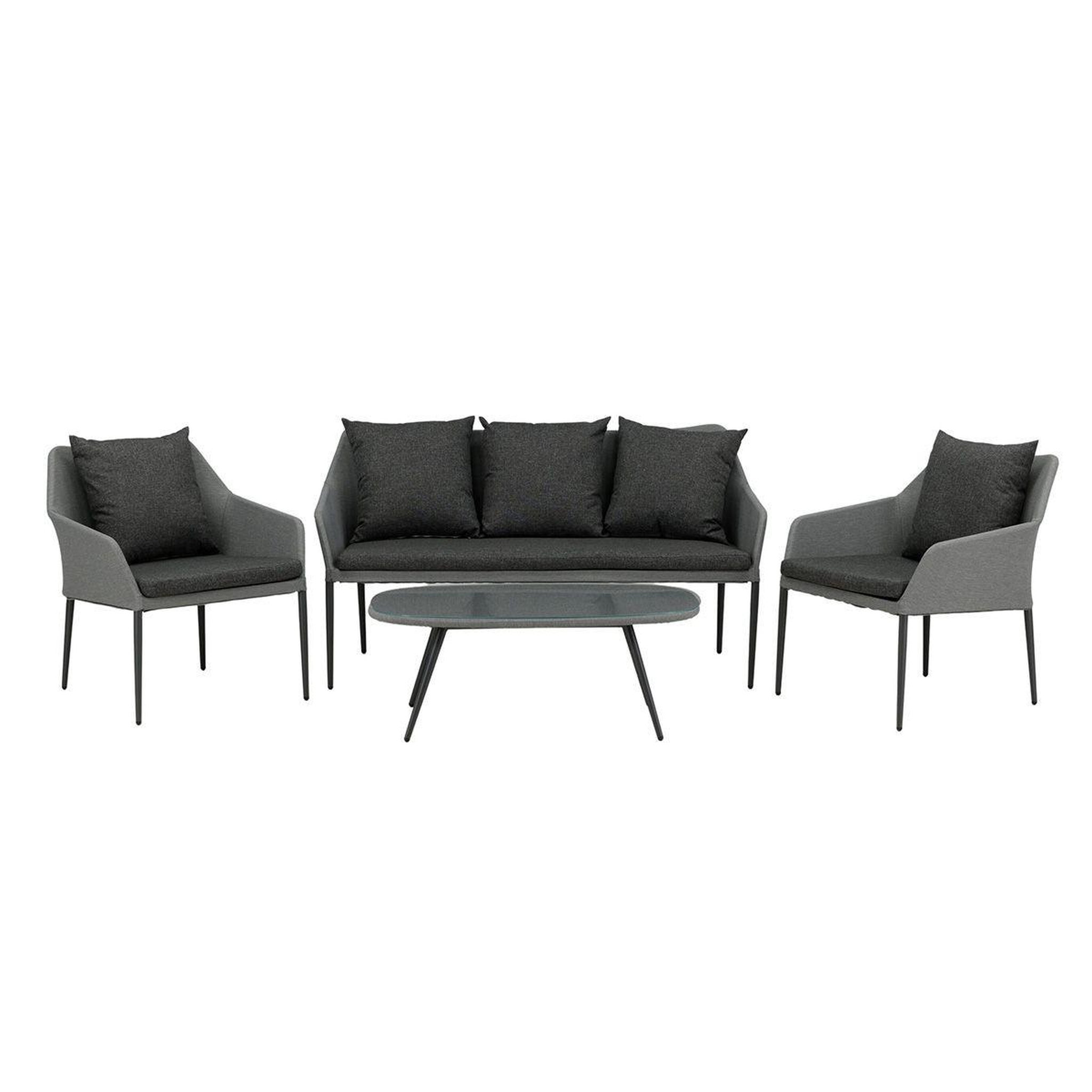 Paris Prix Salon de jardin  spoga  151cm gris & noir
