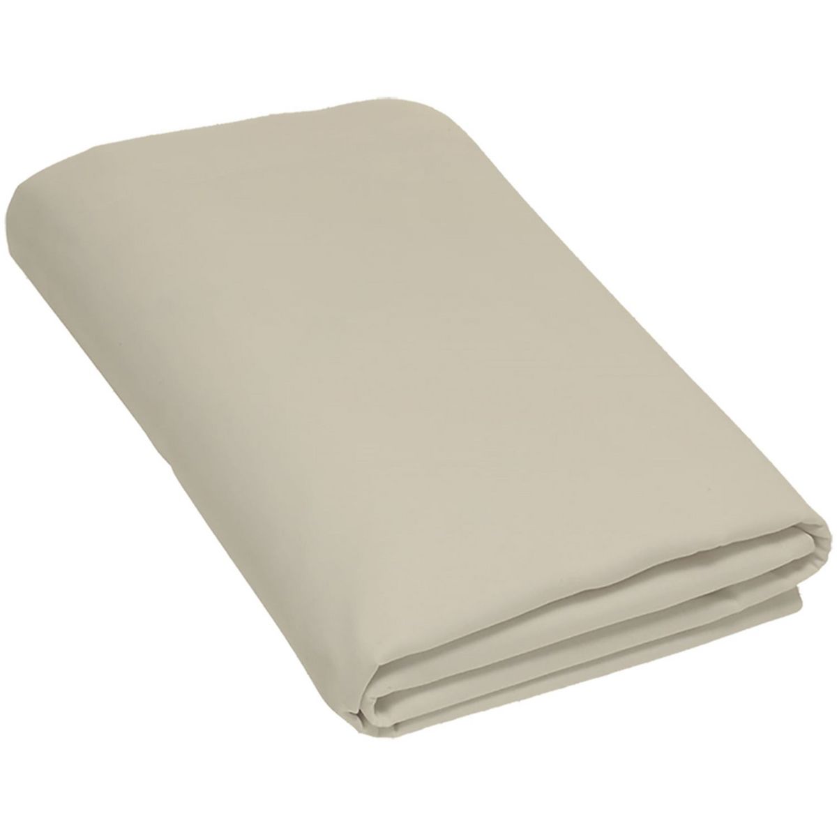 Drap plat uni en coton percale