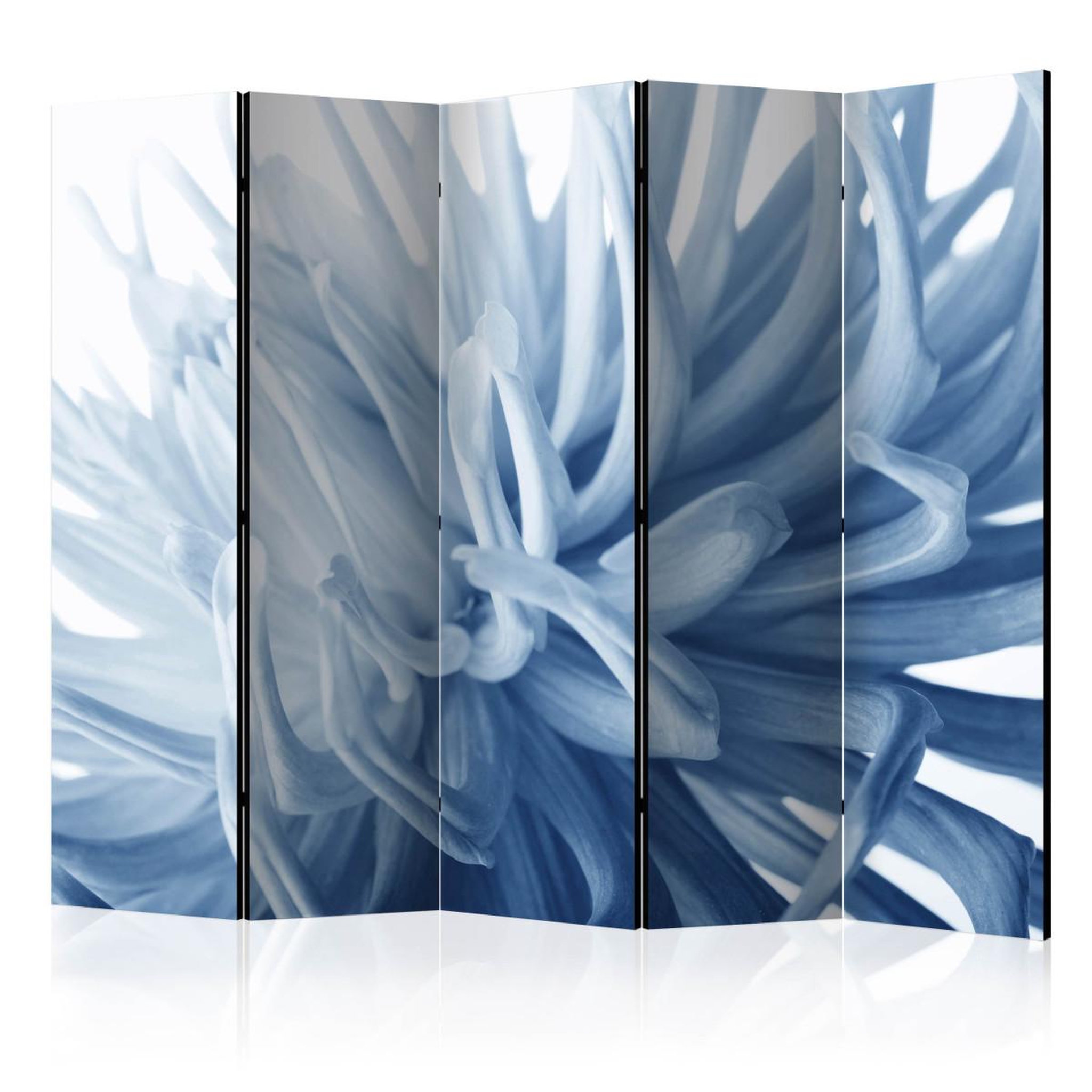 Paris Prix Paravent 5 volets  flower blue dahlia  172x225cm