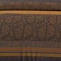 SOLEIL D'OCRE Parure housse de couette en coton 57 fils 260x240 cm CACHEMIRE ocre, par Soleil d'Ocre