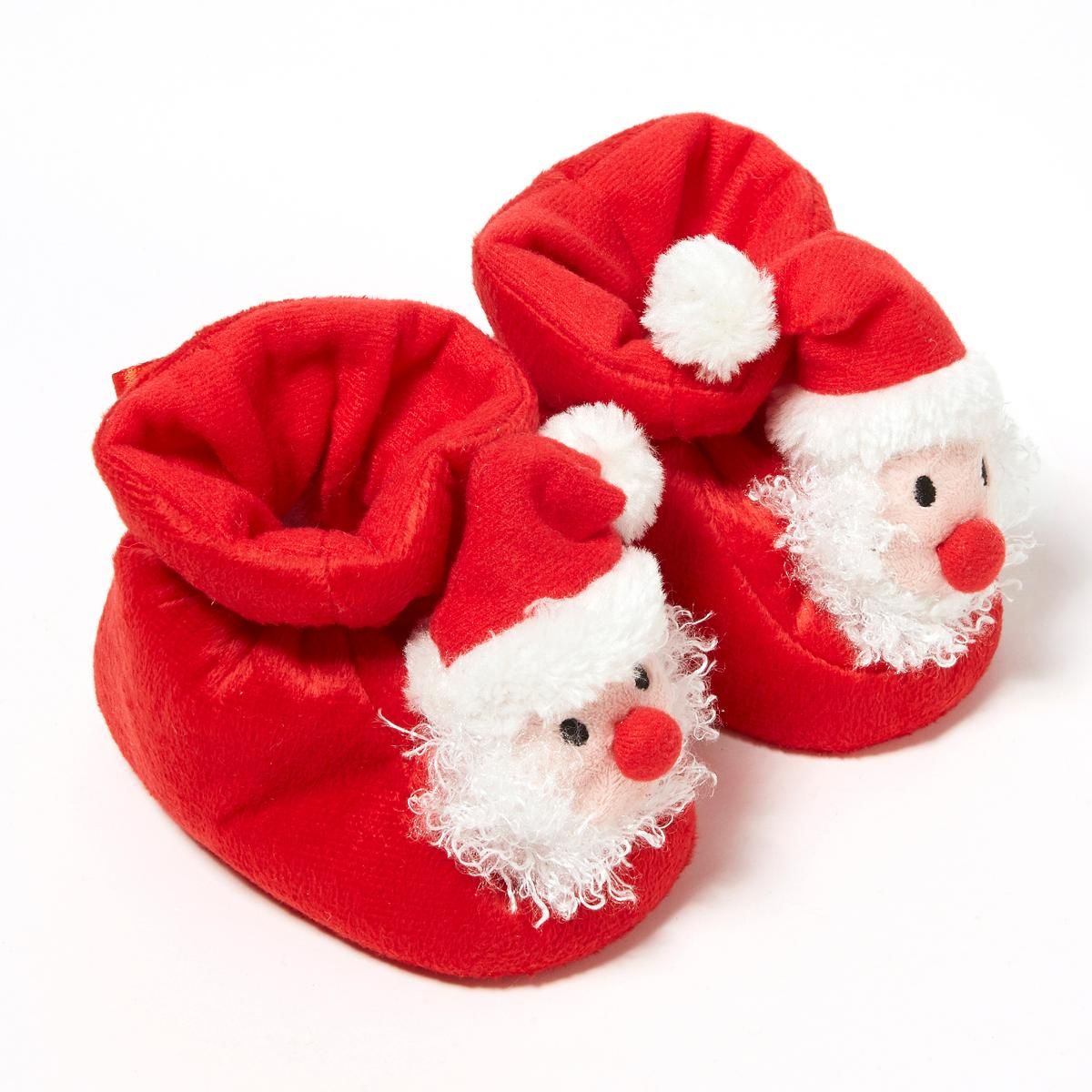 IN EXTENSO Chaussons père noël bébé