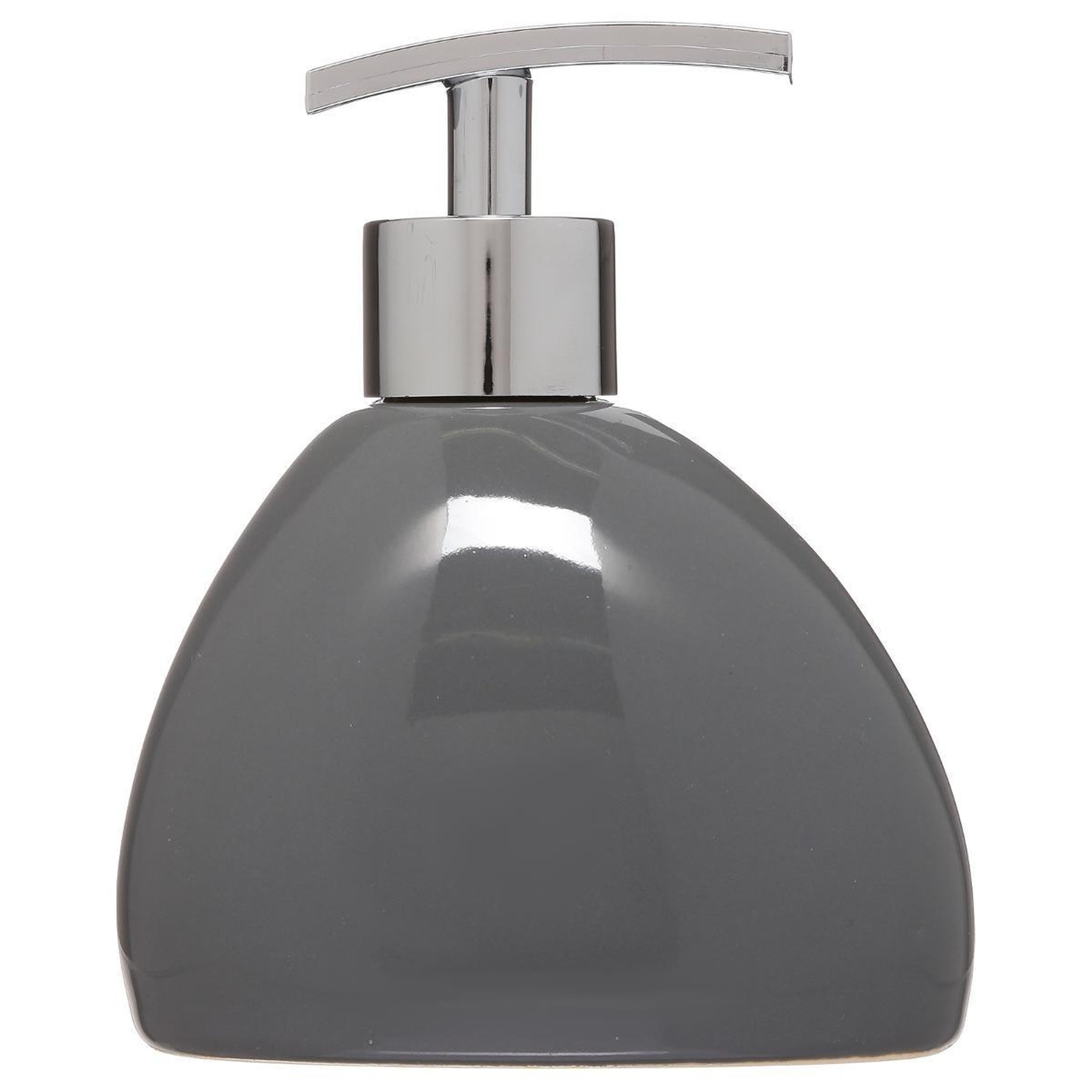 Voir la diapositive 2 : FIVE Distributeur de savon  galet  14cm gris