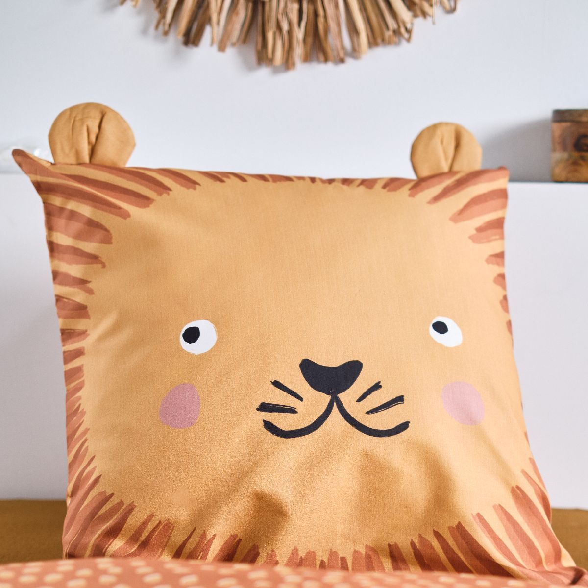 TODAY Parure housse de couette enfant coton 57 fils LION