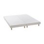 Voir la diapositive 2 : FINLANDEK Sommiers tapissiers a lattes x 2 - 180 x 200 - Bois massif blanc + pieds - FINLANDEK Rakenne