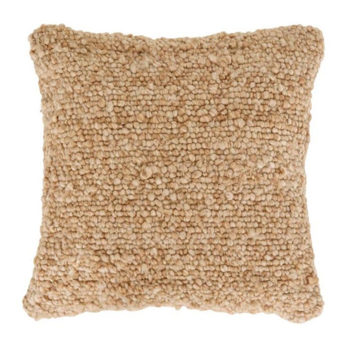 ATMOSPHERA Coussin Déco Effet Laine  Volna  45x45cm Camel
