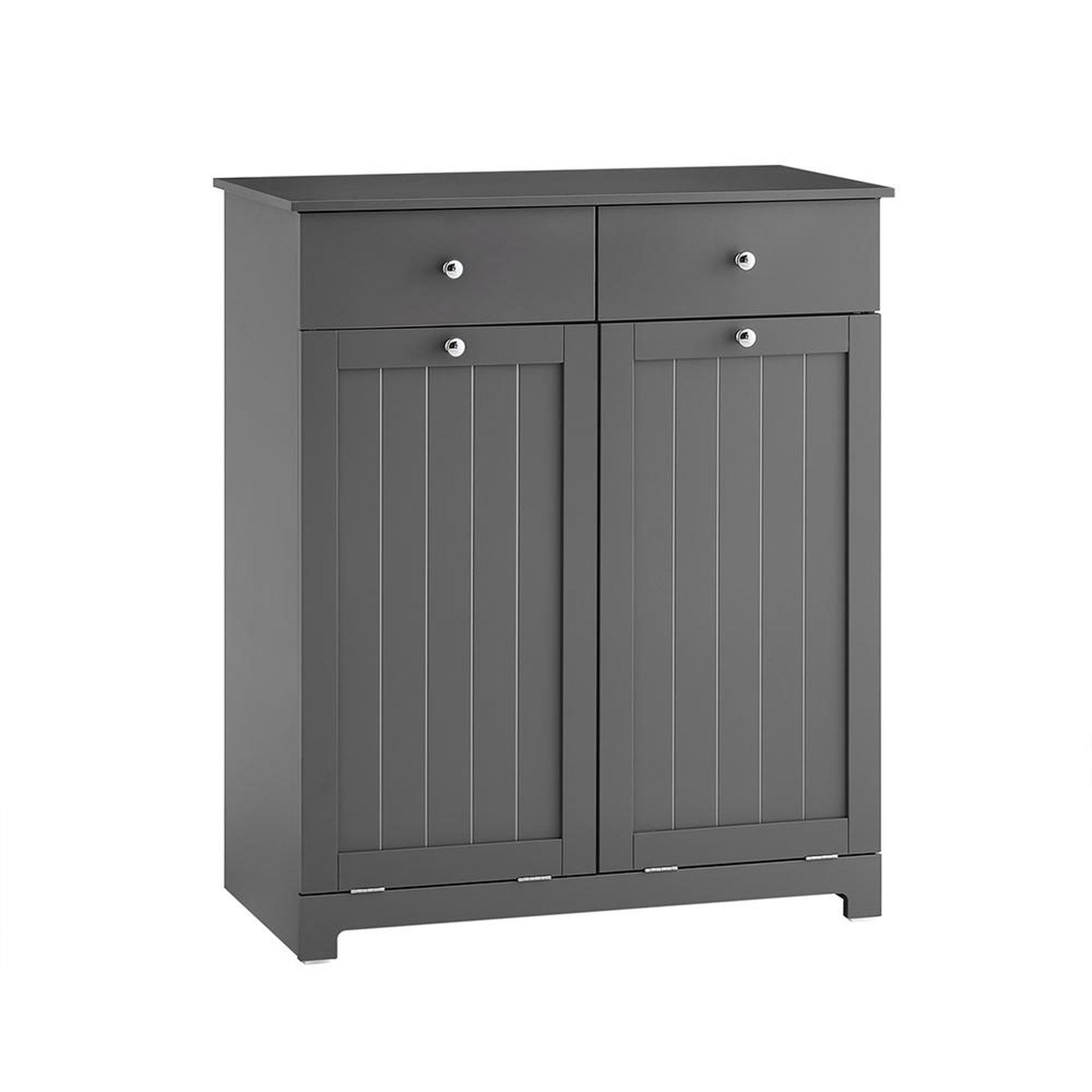 SOBUY SoBuy - Meuble De Buanderie à deux tiroirs - Moderne - BZR33-II. Coloris disponibles : Gris, Noir, Blanc