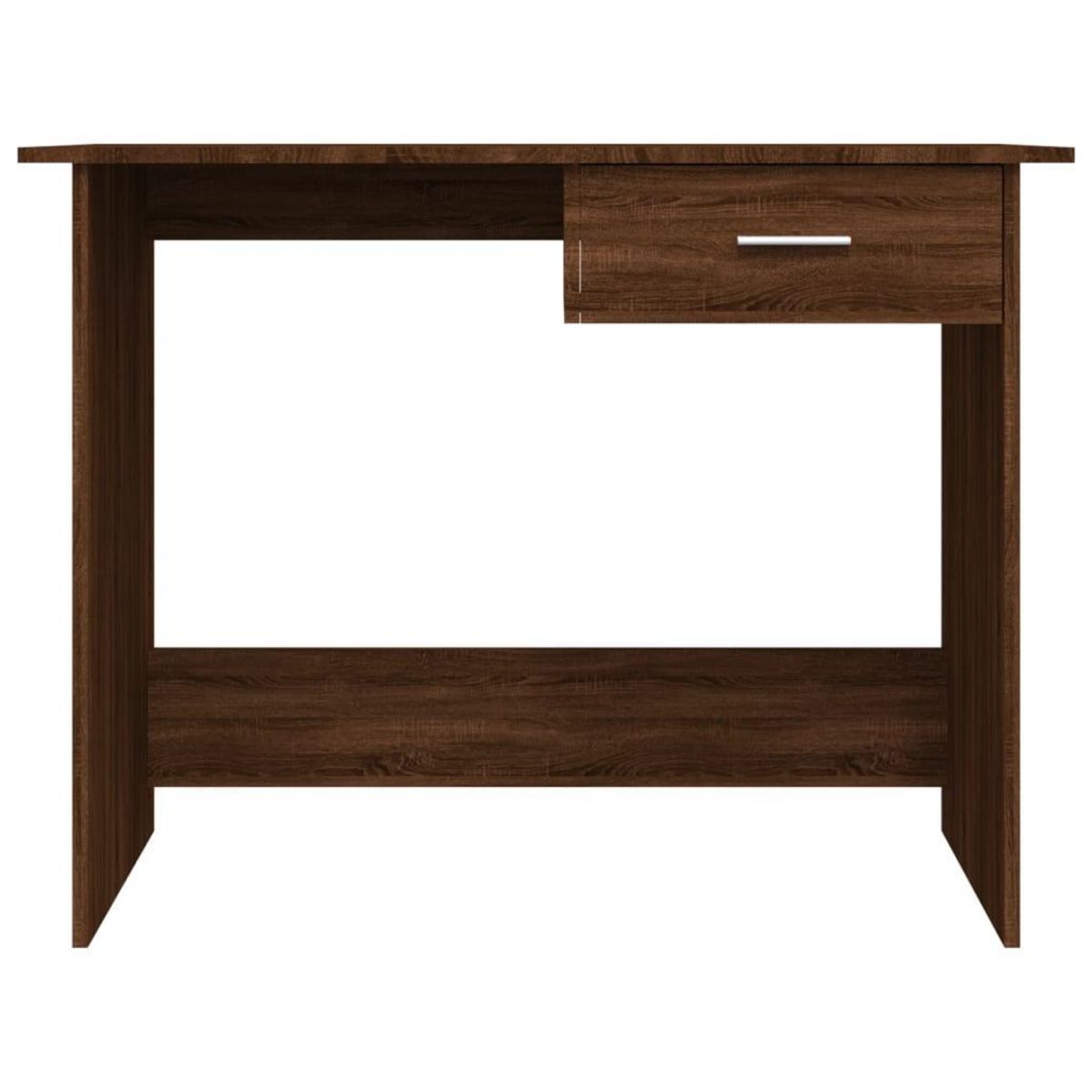 VIDAXL Bureau Chene marron 100x50x76 cm Bois d'ingenierie