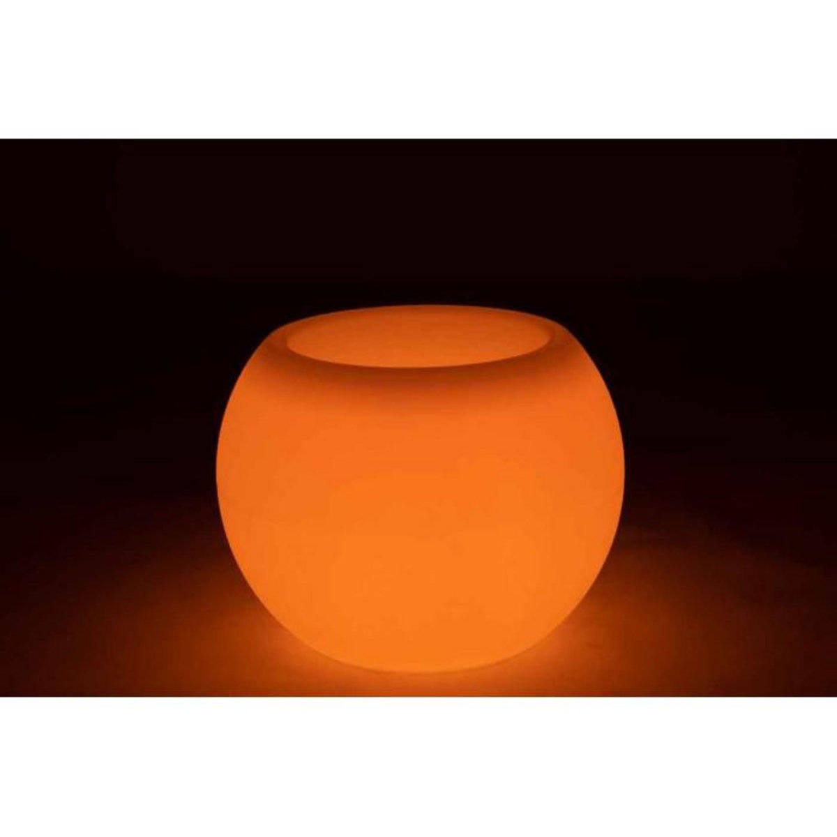 Paris Prix Lampe d'Extérieure & Pot de Fleurs  Outdoor  56cm Blanc