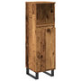 Voir la diapositive 2 : VIDAXL Armoire de salle de bain vieux bois 30x30x100cm bois ingenierie