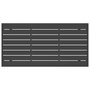 Voir la diapositive 5 : VIDAXL Table a manger de jardin anthracite 110x54x70 cm acier