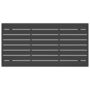 Voir la diapositive 5 : VIDAXL Table a manger de jardin anthracite 110x54x70 cm acier