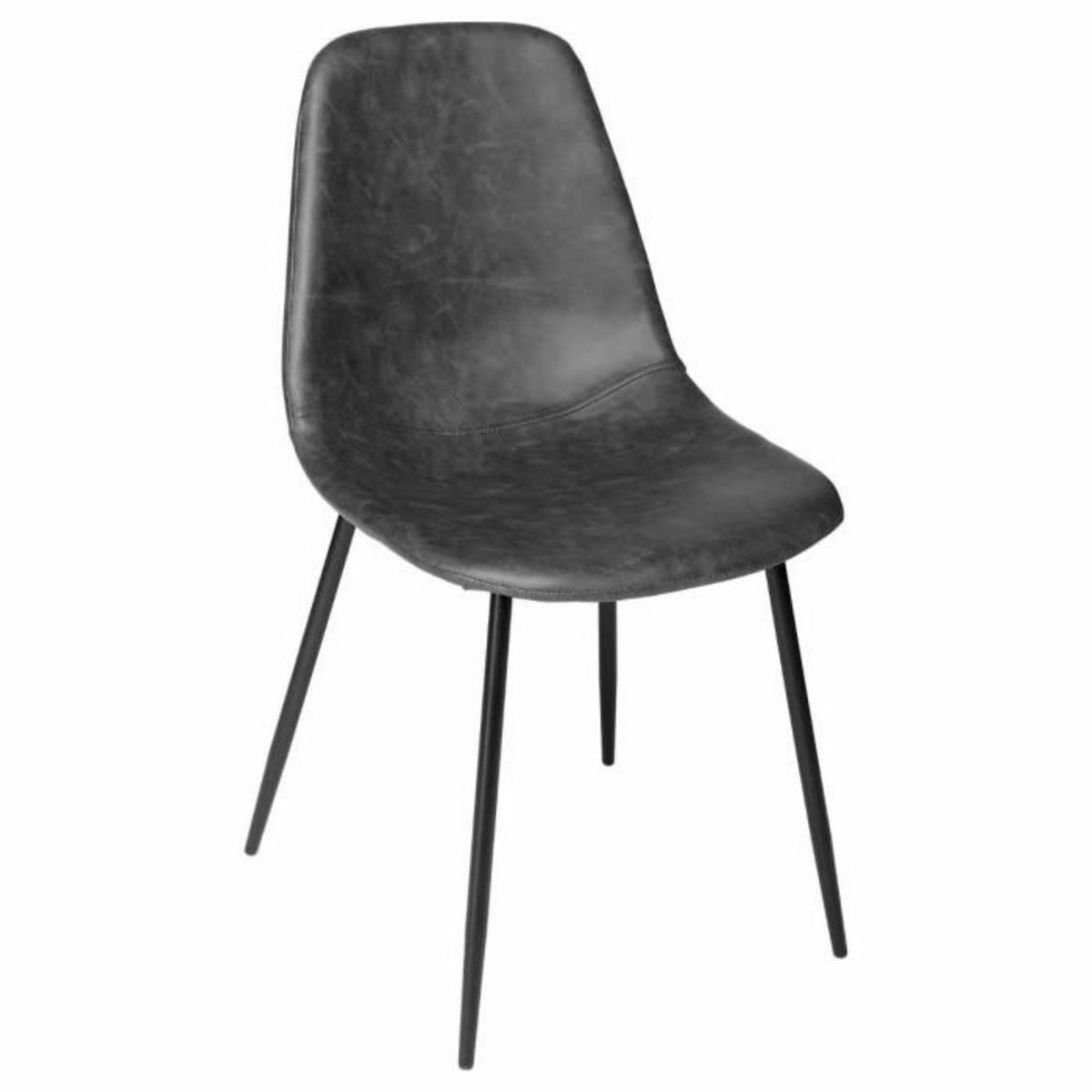 ATMOSPHERA Lot de 4 Chaises Métal  Vladi  82cm Gris