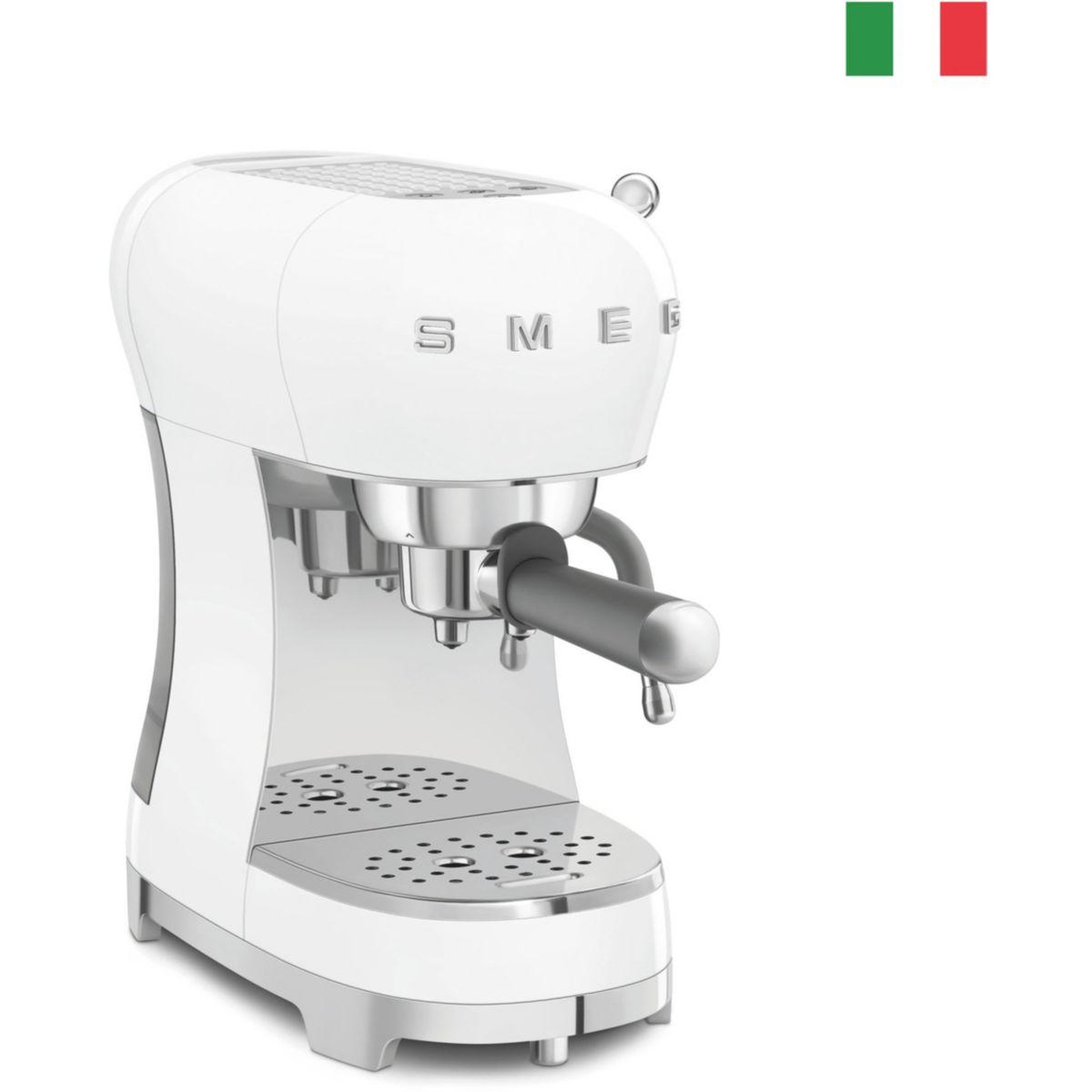 Voir la diapositive 3 : SMEG Machine à expresso ECF02WHEU