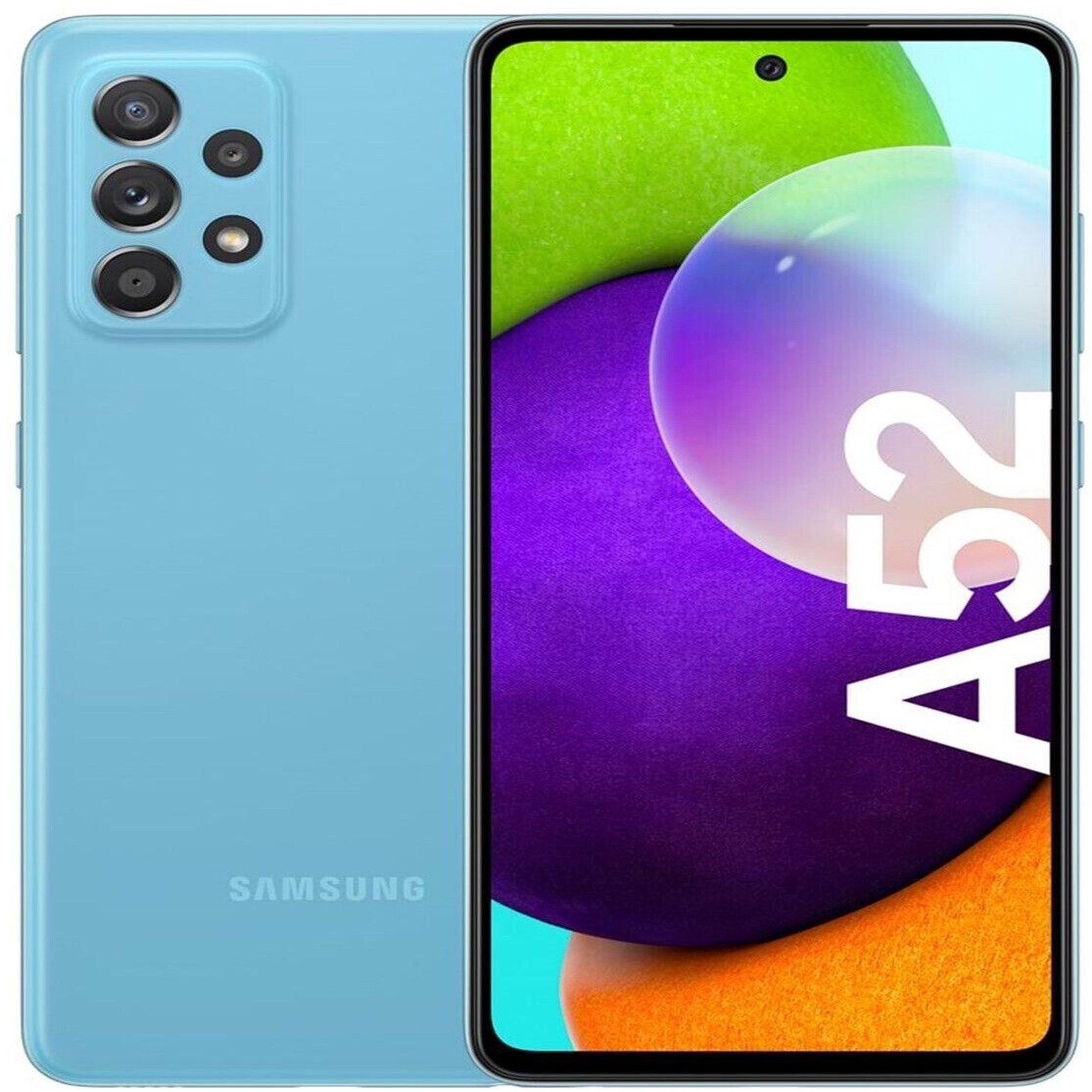 Voir la diapositive 1 : Samsung Samsung Galaxy A52 4G (dual sim) Reconditionné 128 Go - Grade A - Bleu