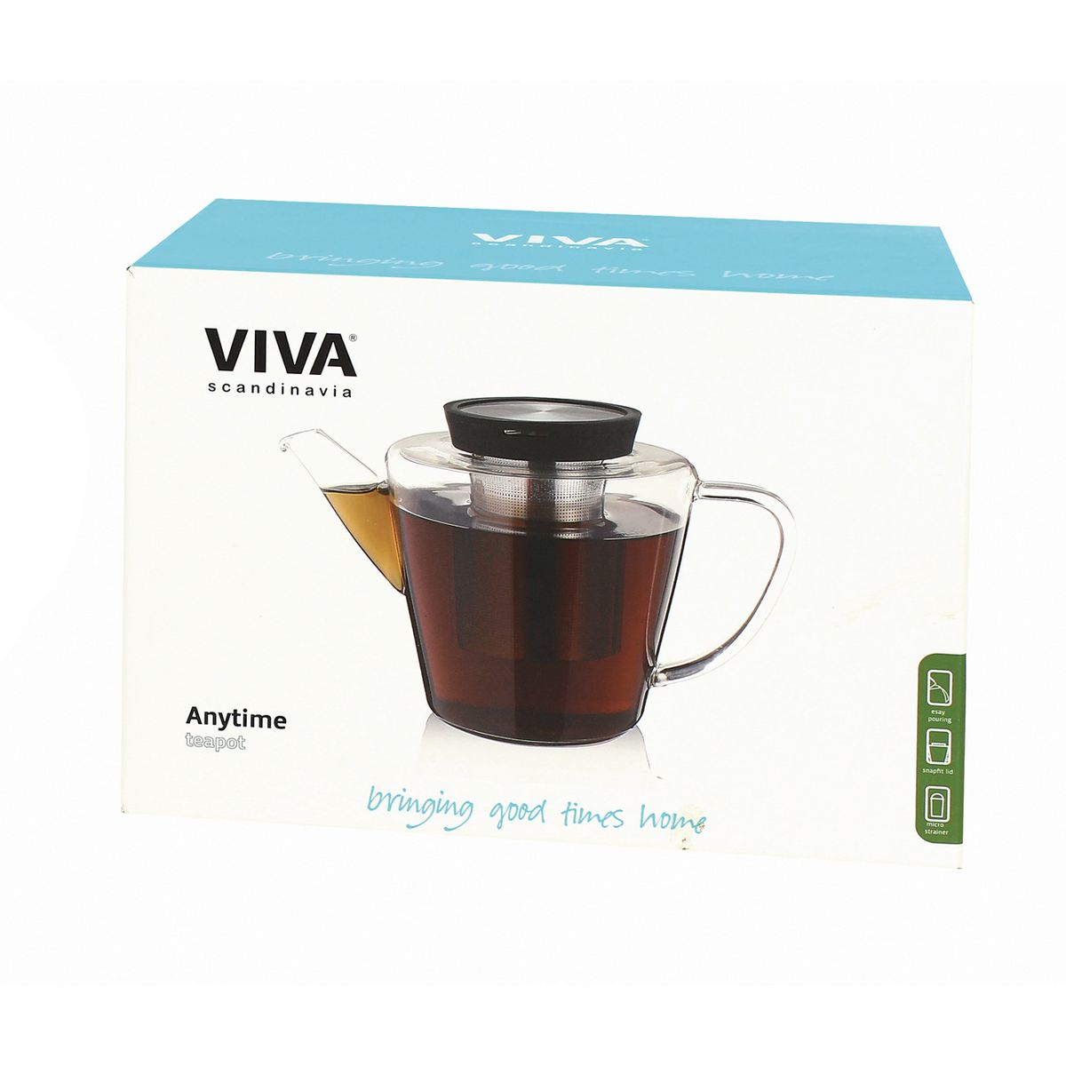 VIVA SCANDINAVIA Théière en verre 1L