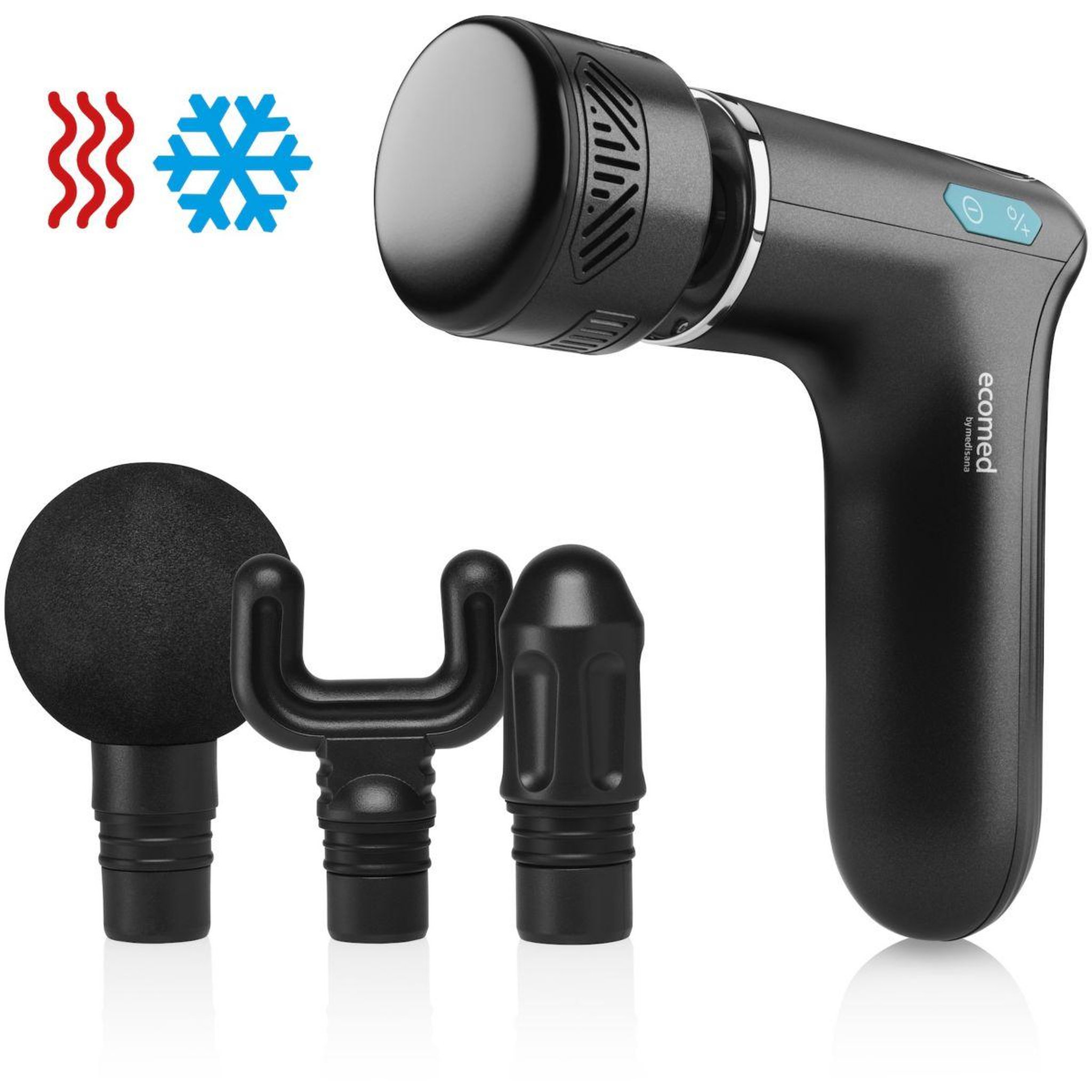 ECOMED Pistolet de massage de massage MG-50E chaud & froid