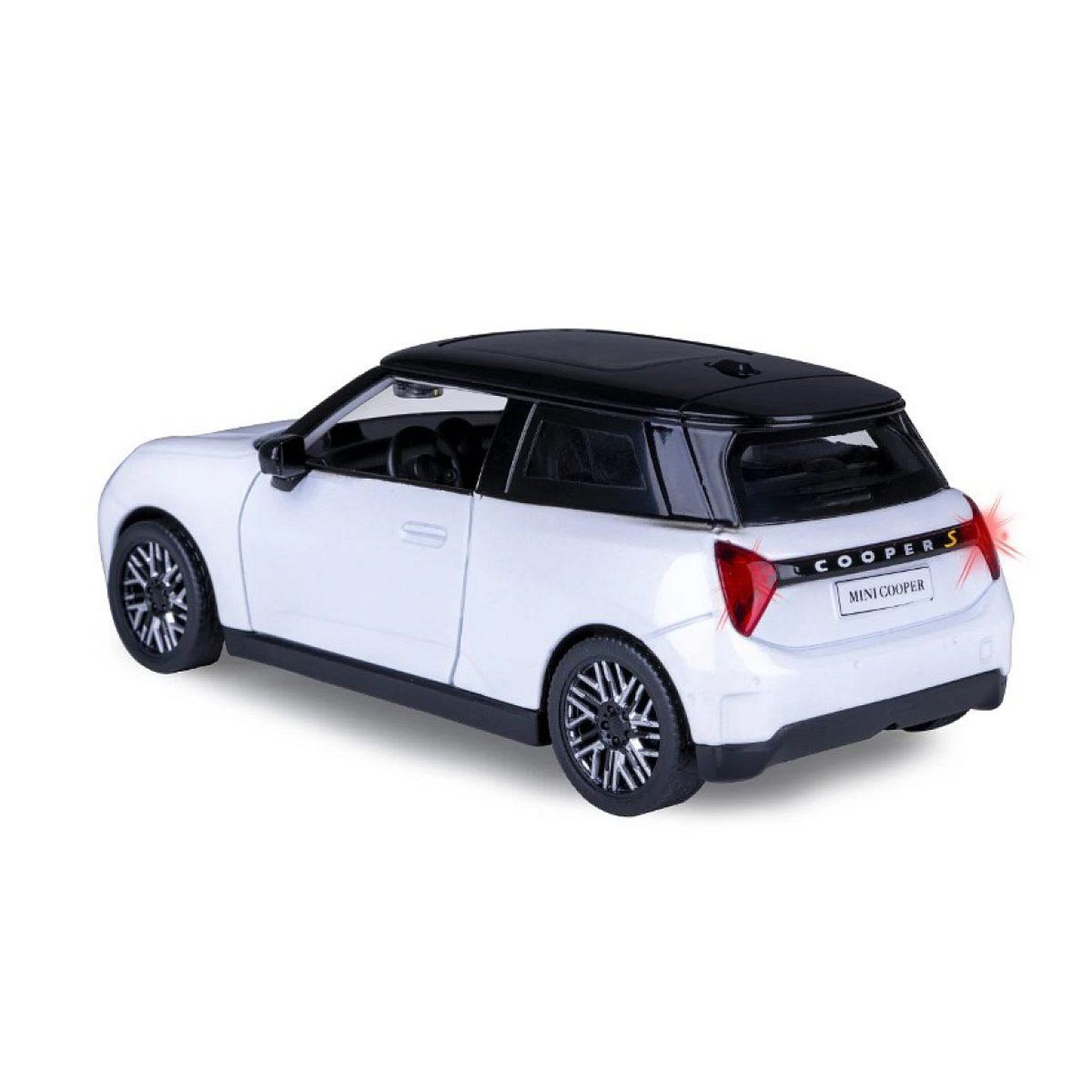 Voir la diapositive 2 : Jamara Bmw mini cooper miniature 1:28 blanche avec piles