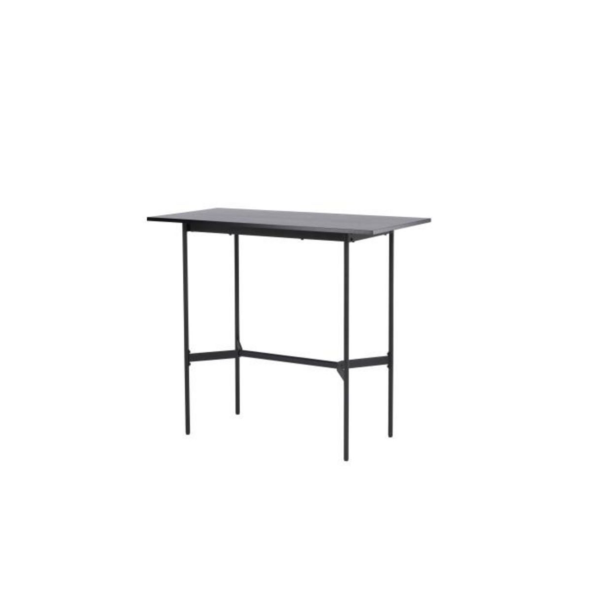 Paris Prix Table de Bar  Rax  120cm Noir