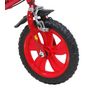 Voir la diapositive 4 : Disney Cars Vélo enfant - Modèle 12'' Cars pour enfant de 85/100 cm avec stabilisateurs - Plaque décorative avant - Porte bidon - 2 freins et roues à bâtons