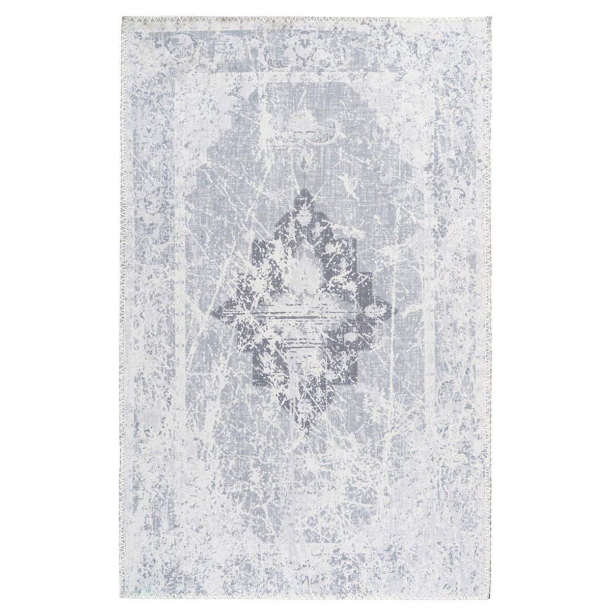 Paris Prix Tapis Tissé Doux Imprimé Vintage  Prayer  Gris