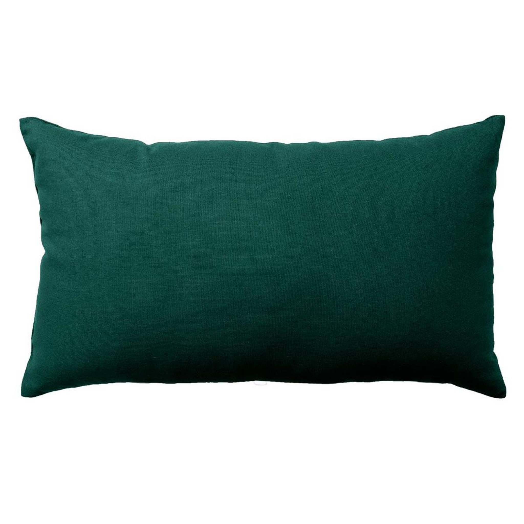 ENJOY HOME Coussin déco uni  panama  30x50cm vert foncé