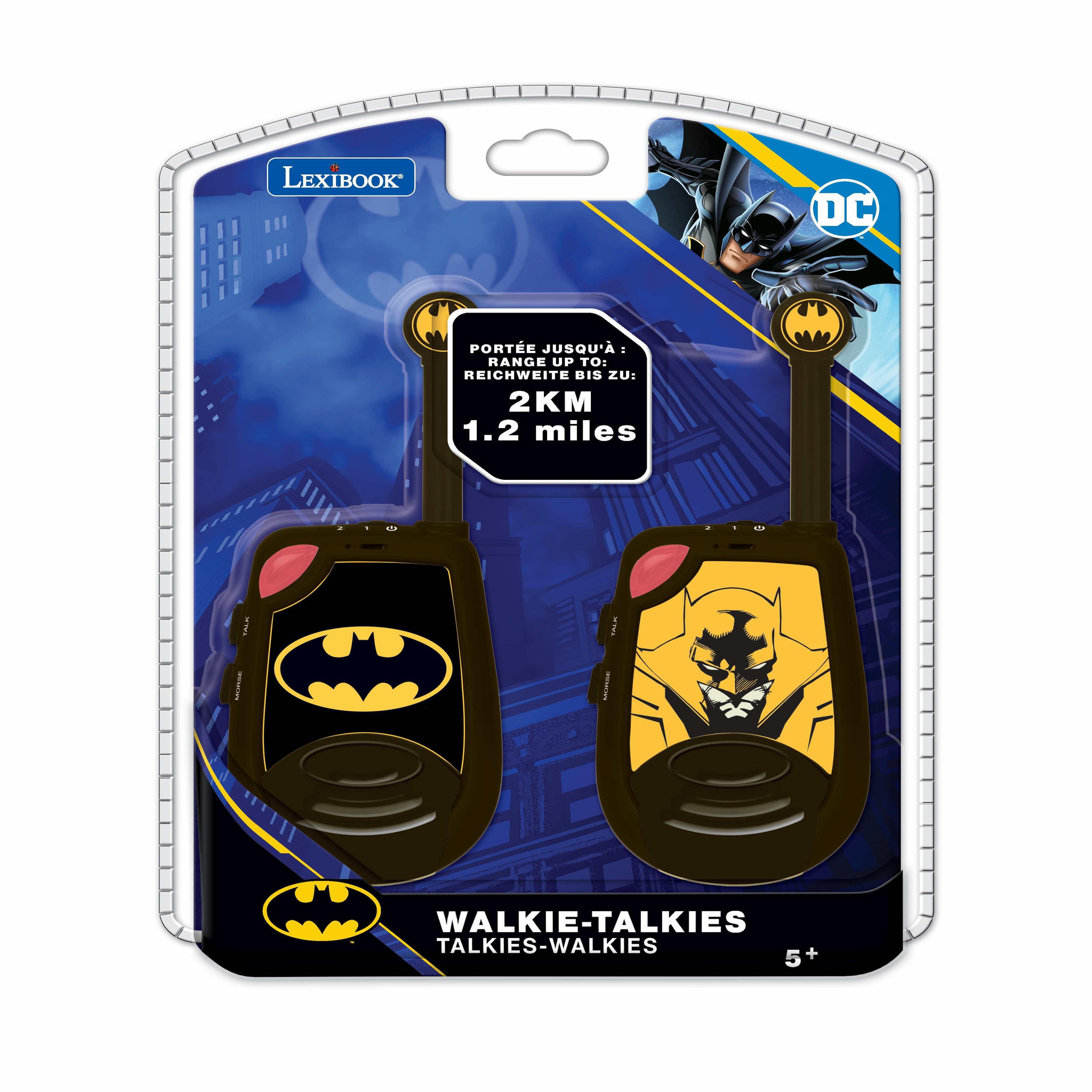 Voir la diapositive 4 : Lexibook Talkie-Walkies Batman portée 2km fonction morse