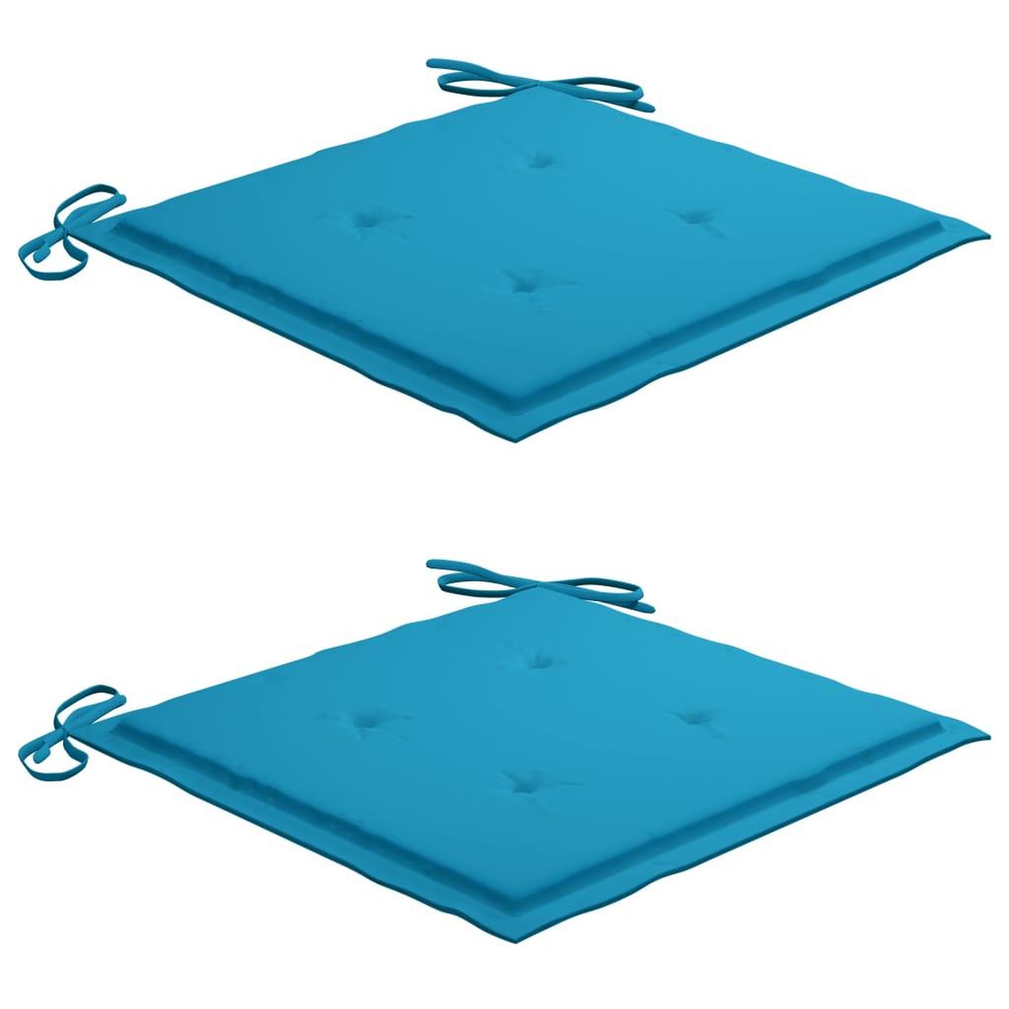 Voir la diapositive 4 : VIDAXL Chaises a manger de jardin avec coussins lot de 2 Acacia massif