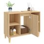 Voir la diapositive 5 : VIDAXL Meuble d'evier chene sonoma 80x33x60 cm bois d'ingenierie