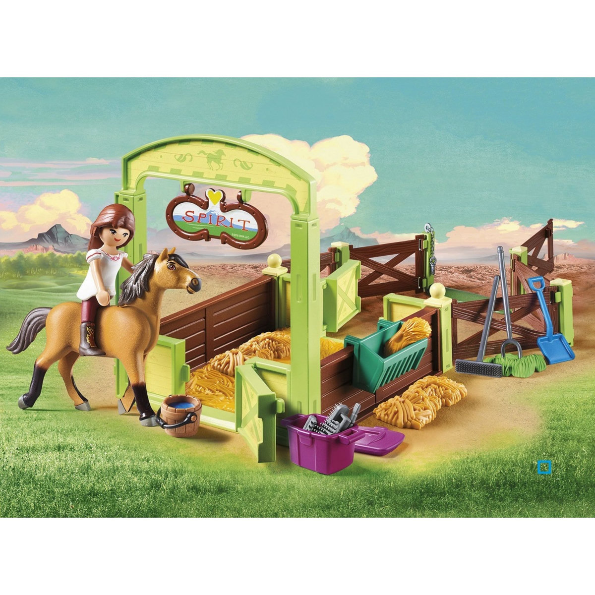 PLAYMOBIL 9478 - Spirit - Lucky et Spirit avec box