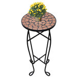 VIDAXL Table d'appoint Mosaïque Terre cuite