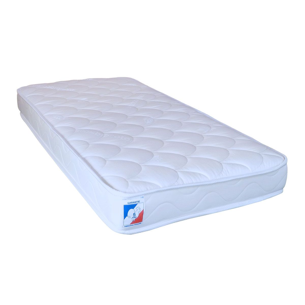 Matelas bébé mousse 60x120cm - Tissu 100%  Biocoton - LILOU