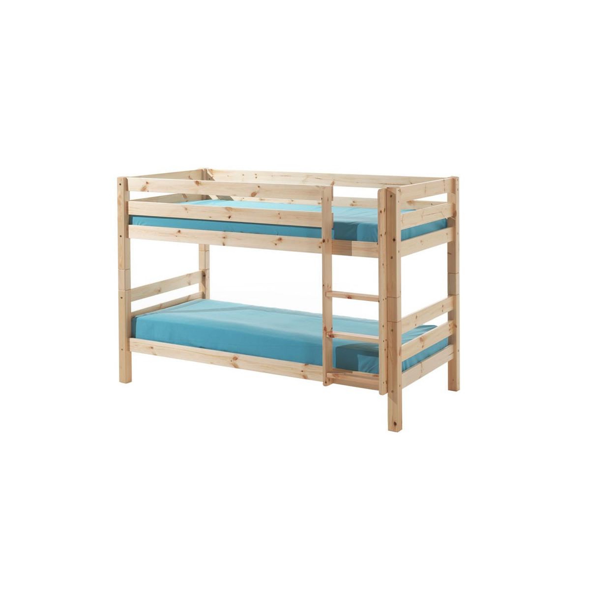 Paris Prix Lit enfant superposé  pino  90x200cm naturel