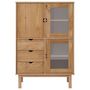 Voir la diapositive 3 : VIDAXL Buffet haut OTTA 85x43x125 cm bois massif de pin