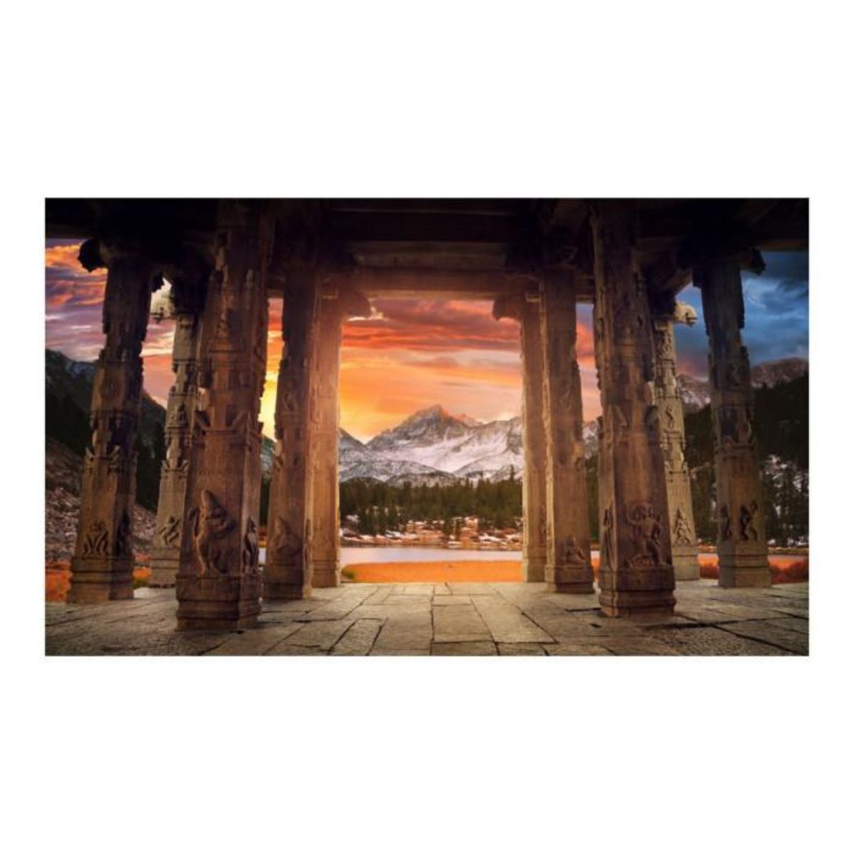 Paris Prix Papier Peint  Trail of Rocky Temples II  450x270cm