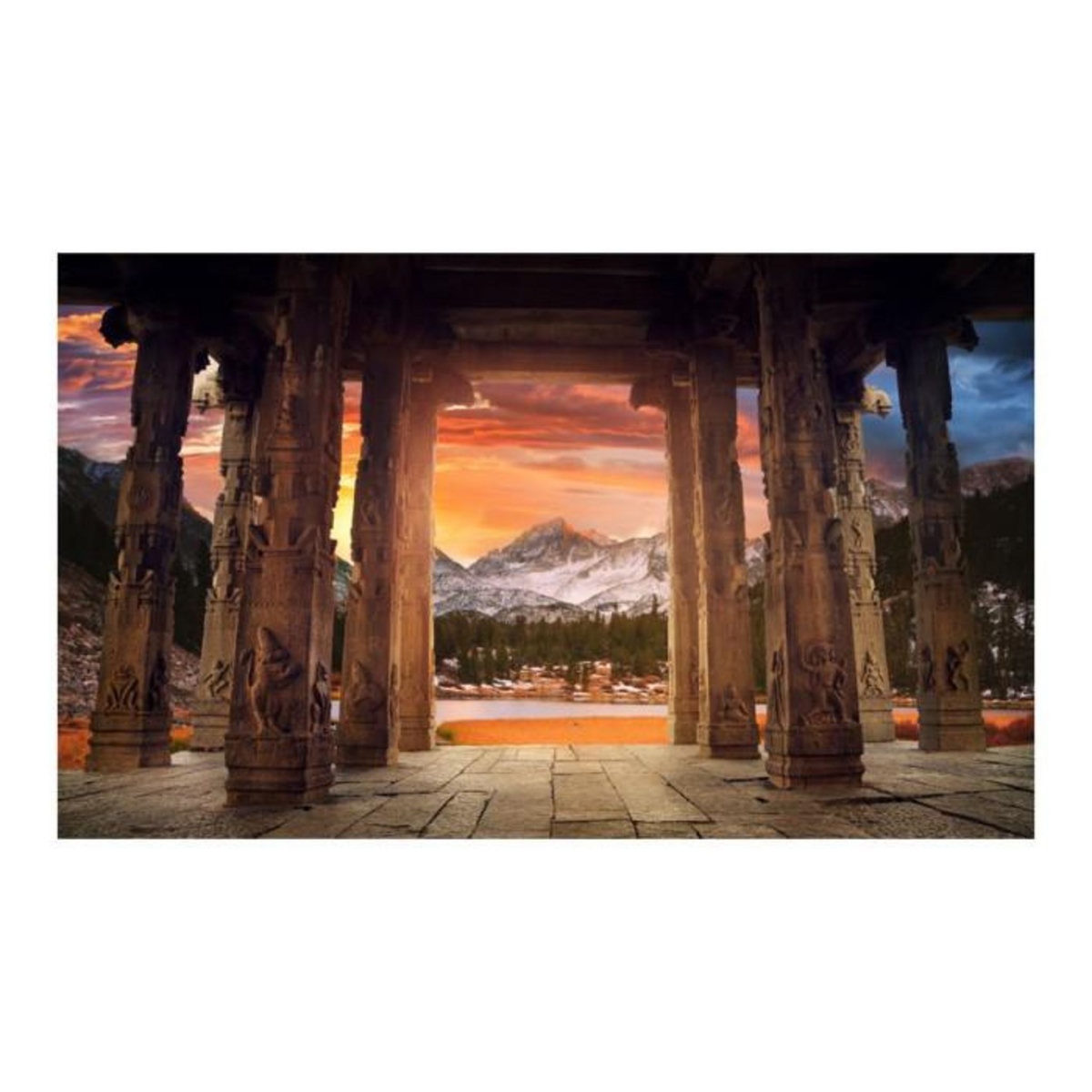 Paris Prix Papier Peint  Trail of Rocky Temples II  450x270cm