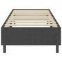 Voir la diapositive 4 : VIDAXL Sommier a lattes de lit Gris fonce Tissu 90x200 cm