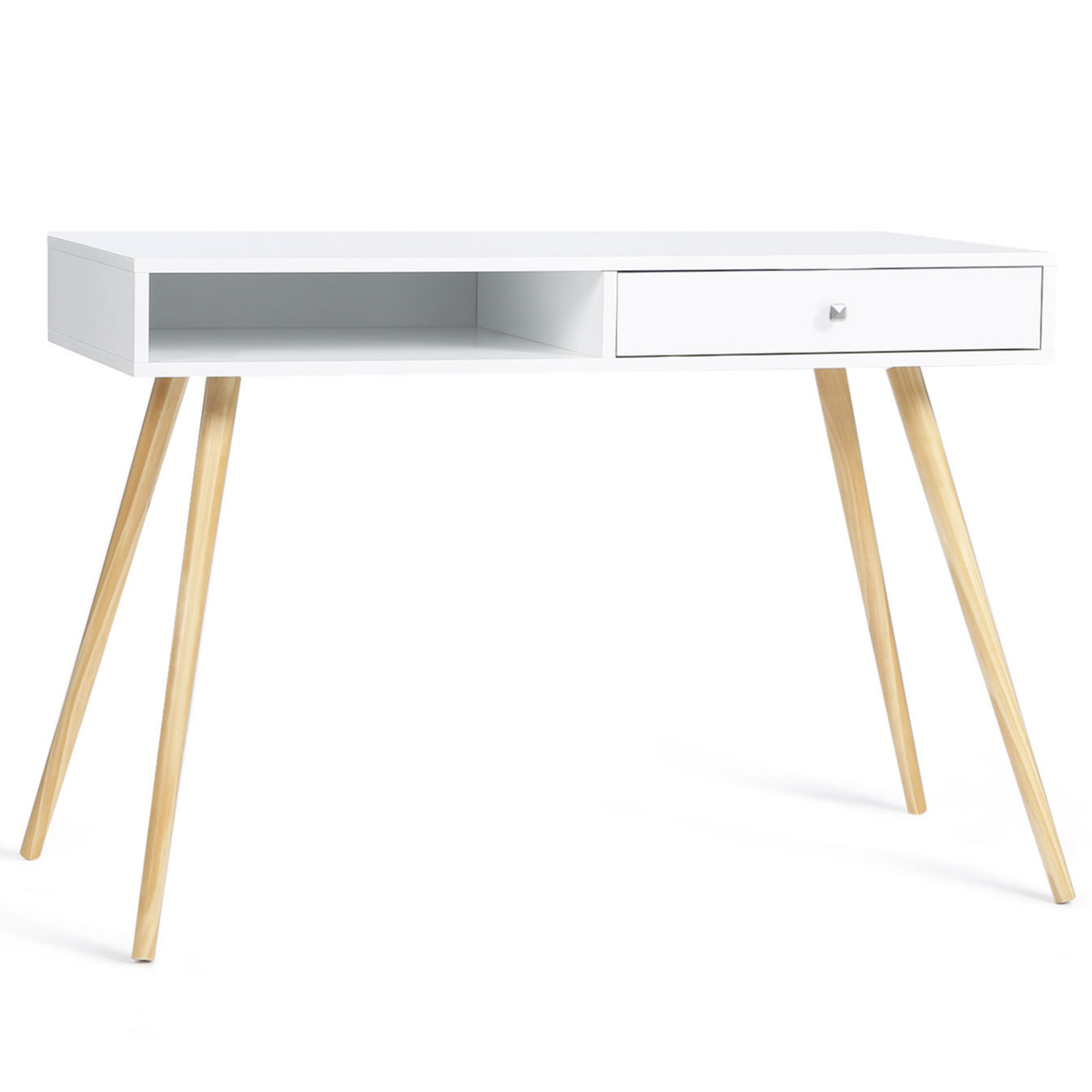 ID MARKET Bureau scandinave EFFIE bois blanc