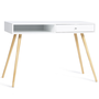 Voir la diapositive 1 : ID MARKET Bureau scandinave EFFIE bois blanc
