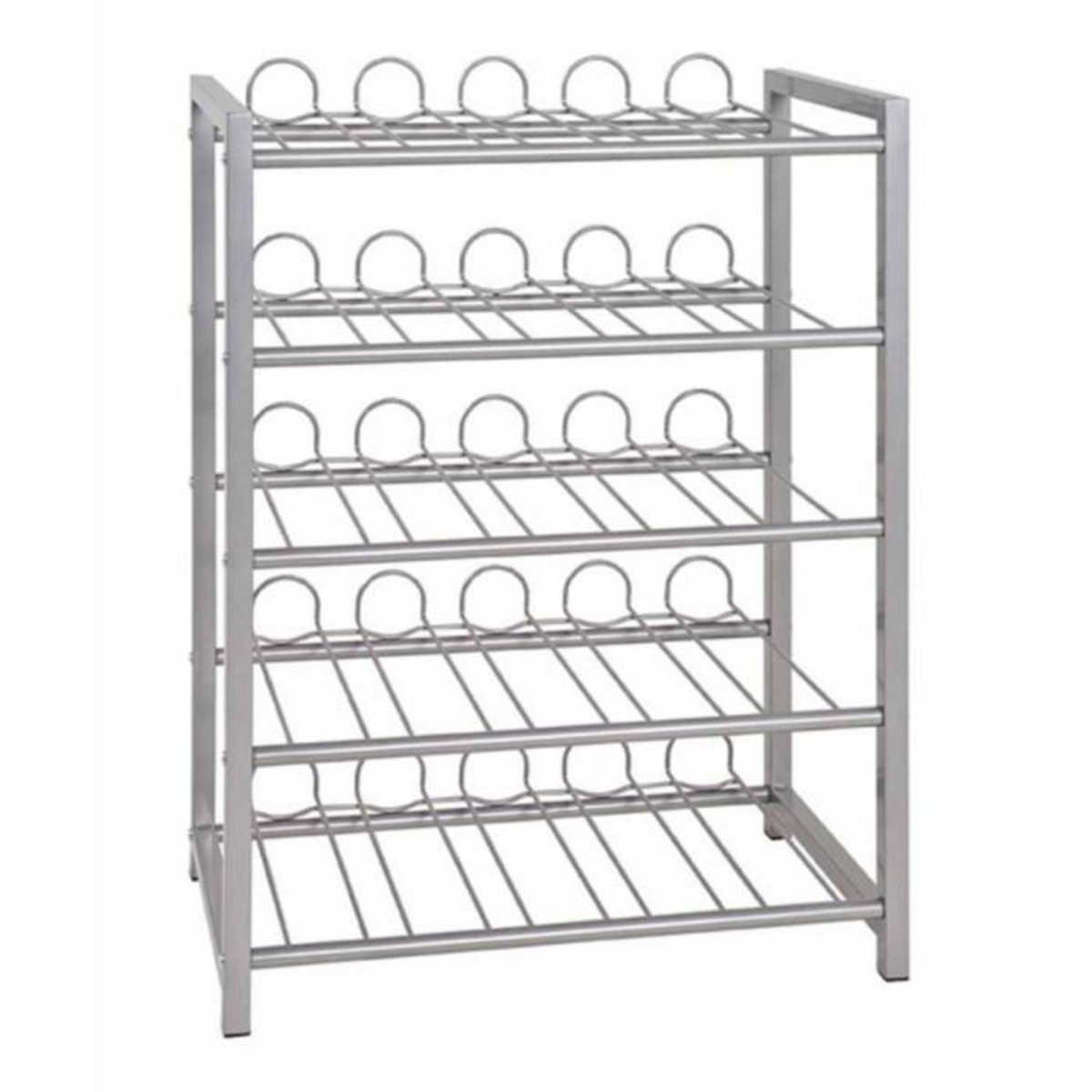 Paris Prix Porte Bouteilles 5 Niveaux  Akena  76cm Argent