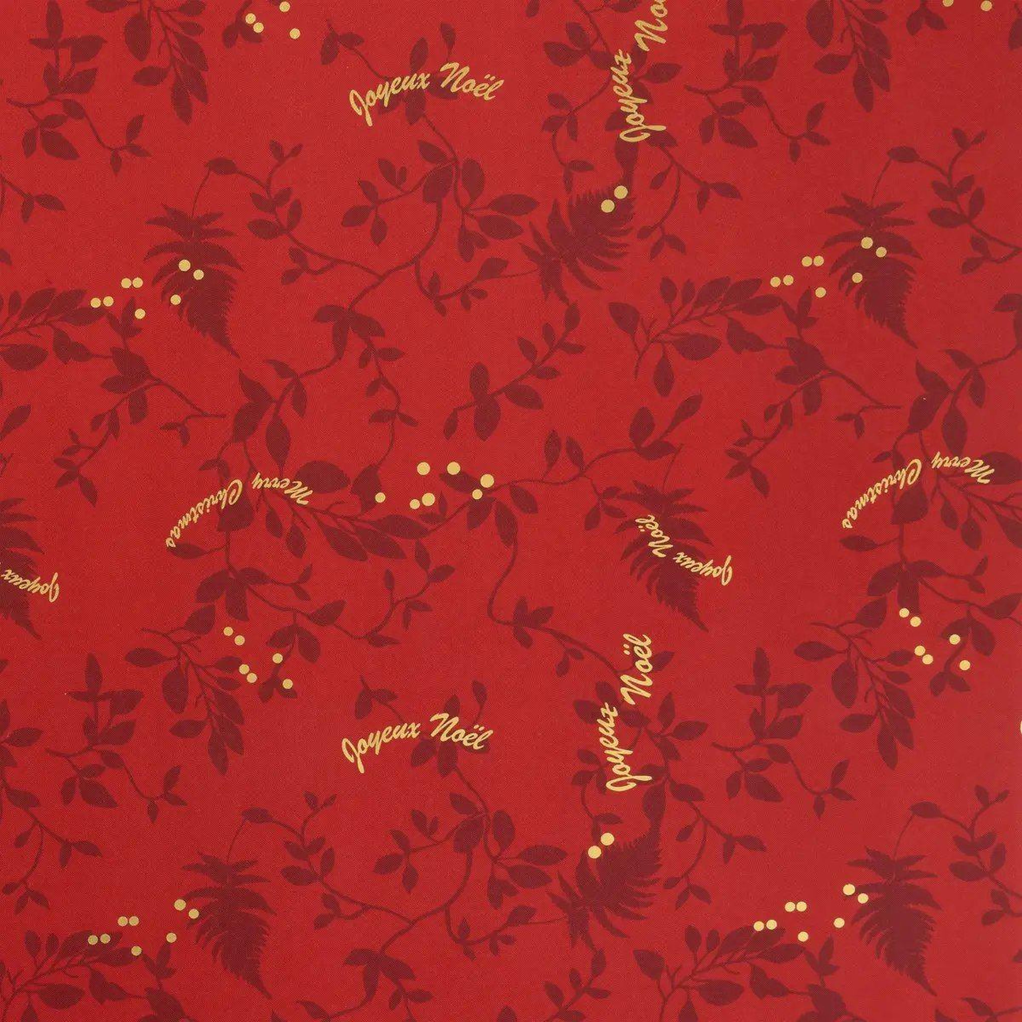 Voir la diapositive 2 : ATMOSPHERA Nappe antitache  maison des couleurs  120x240cm rouge