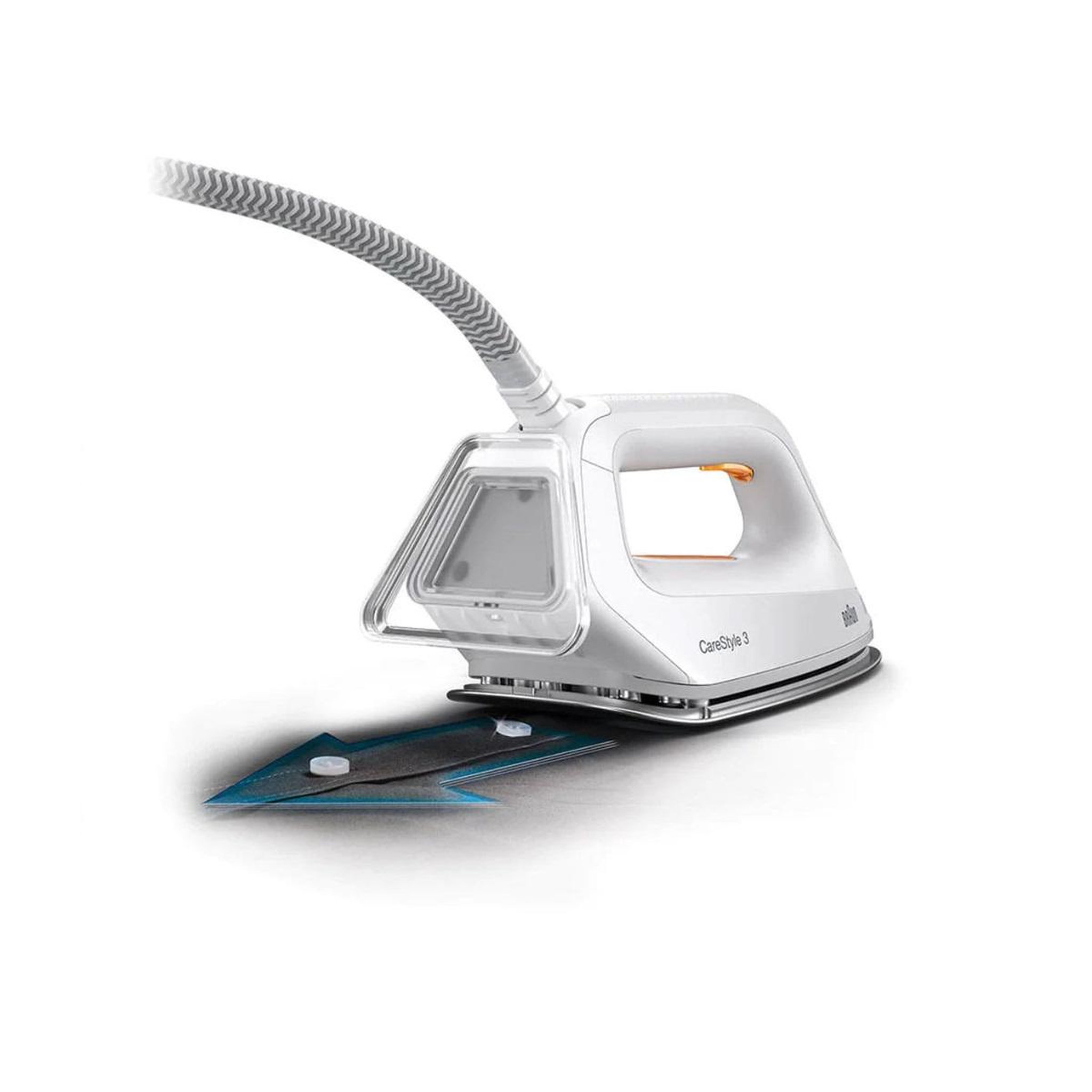 Voir la diapositive 4 : BRAUN Centrale vapeur 6bars 120gr/min autonomie illimité - is3132wh